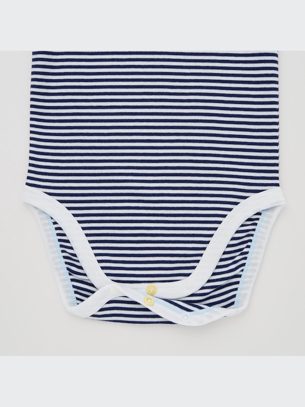 Short-Sleeve Bodysuit (Striped)