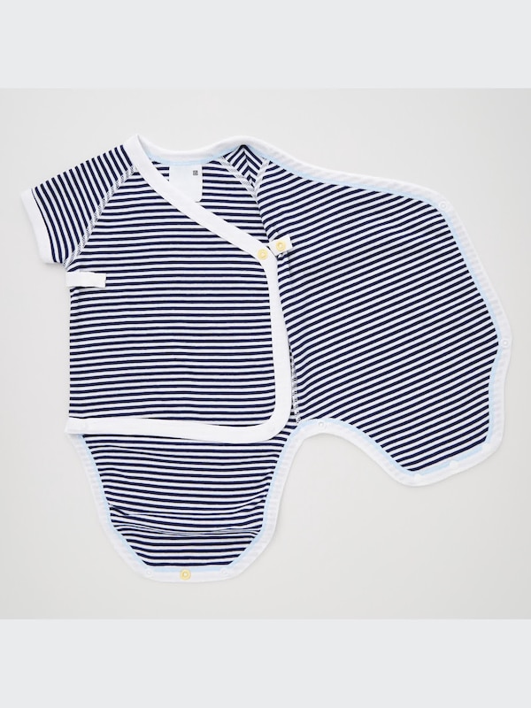 Short-Sleeve Bodysuit (Striped)