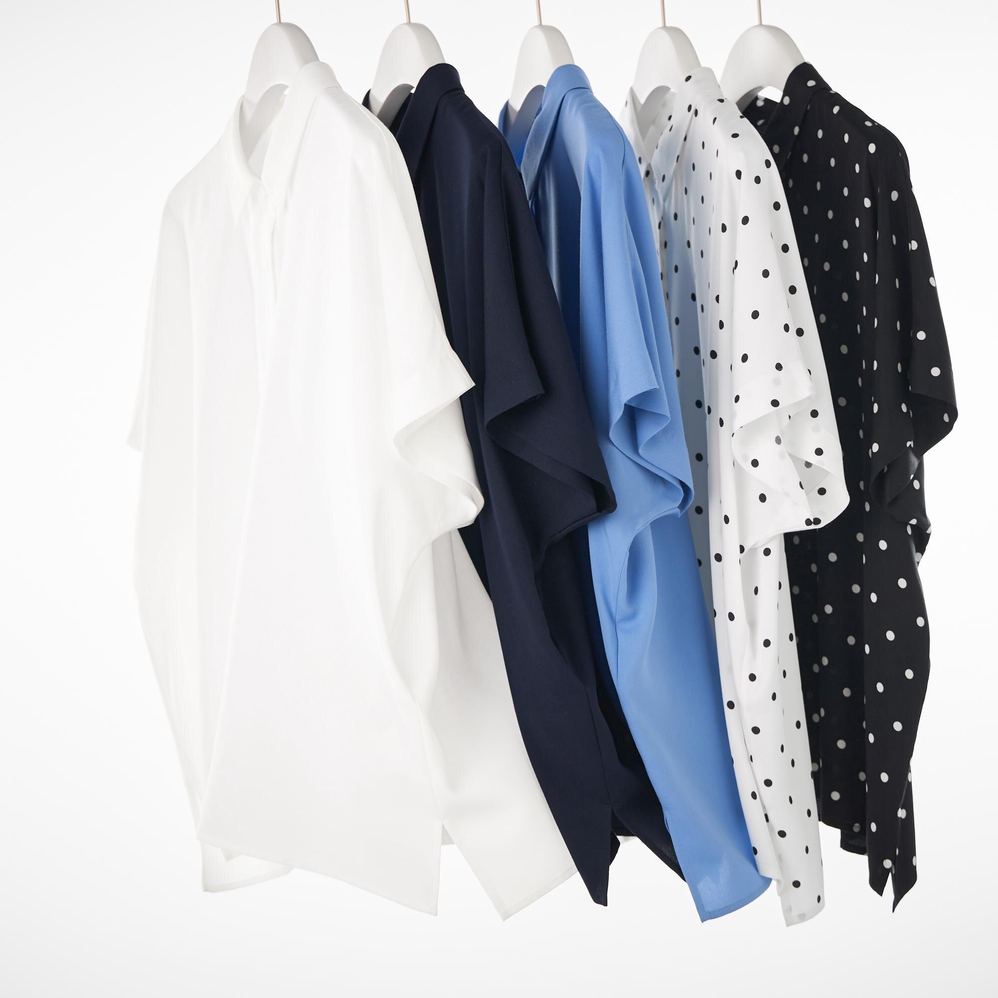 Rayon Short-Sleeve Blouse | UNIQLO US