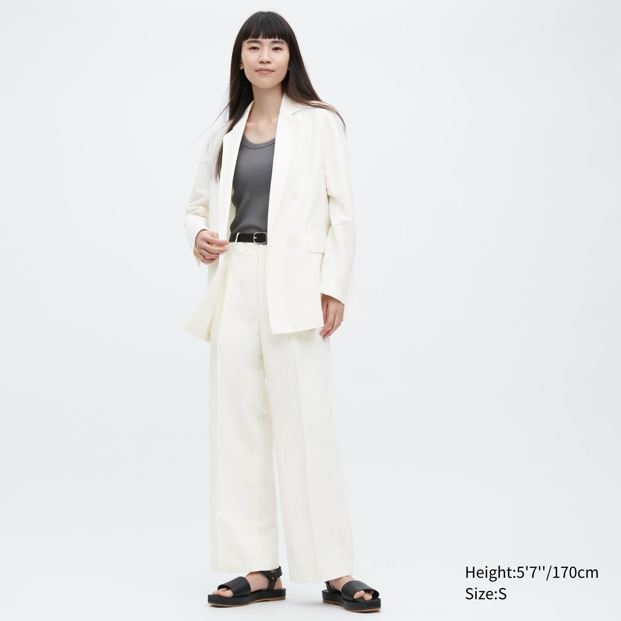 linen suit uniqlo