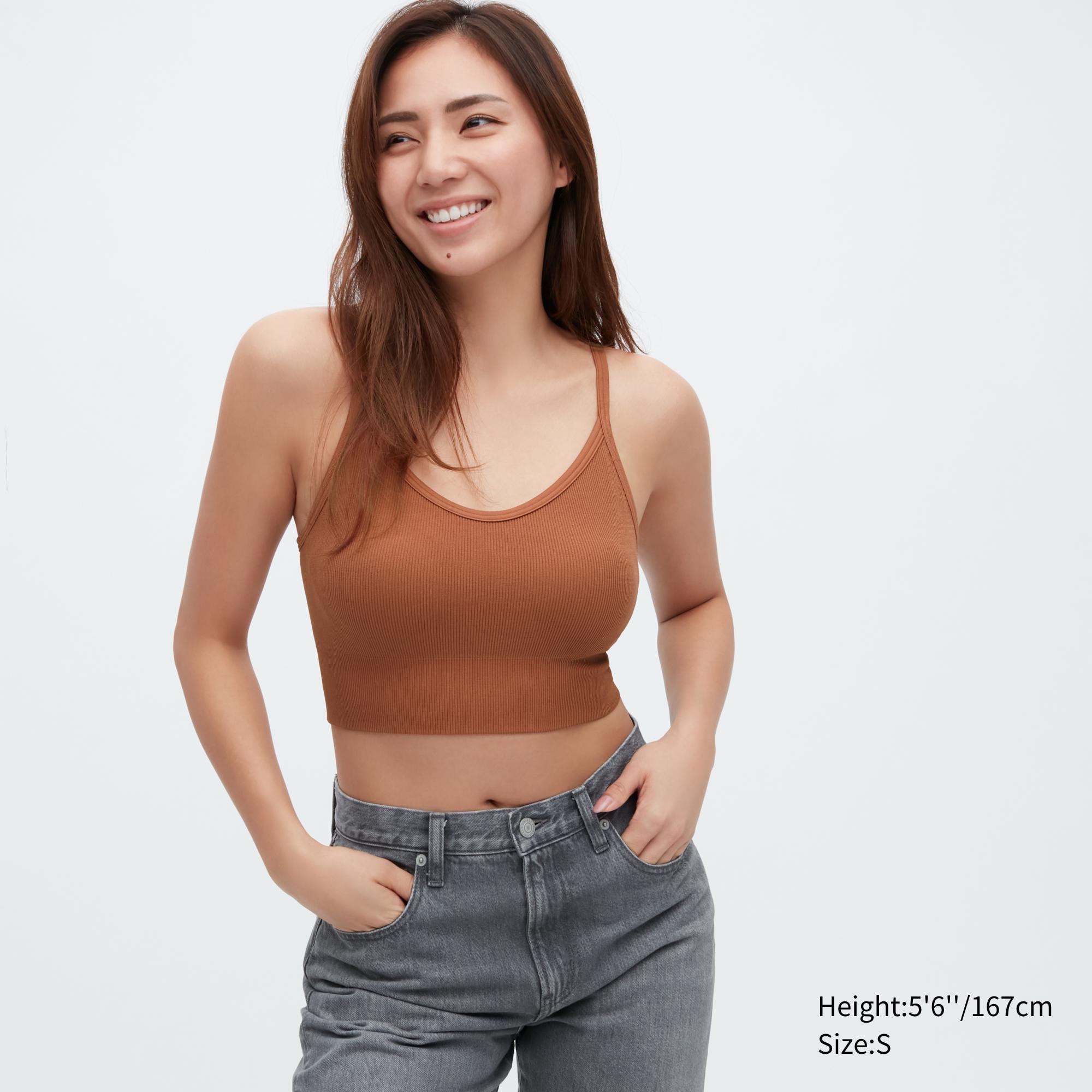 Shop looks for「Seamless Half Camisole Bra Top、AIRism UV Protection ...
