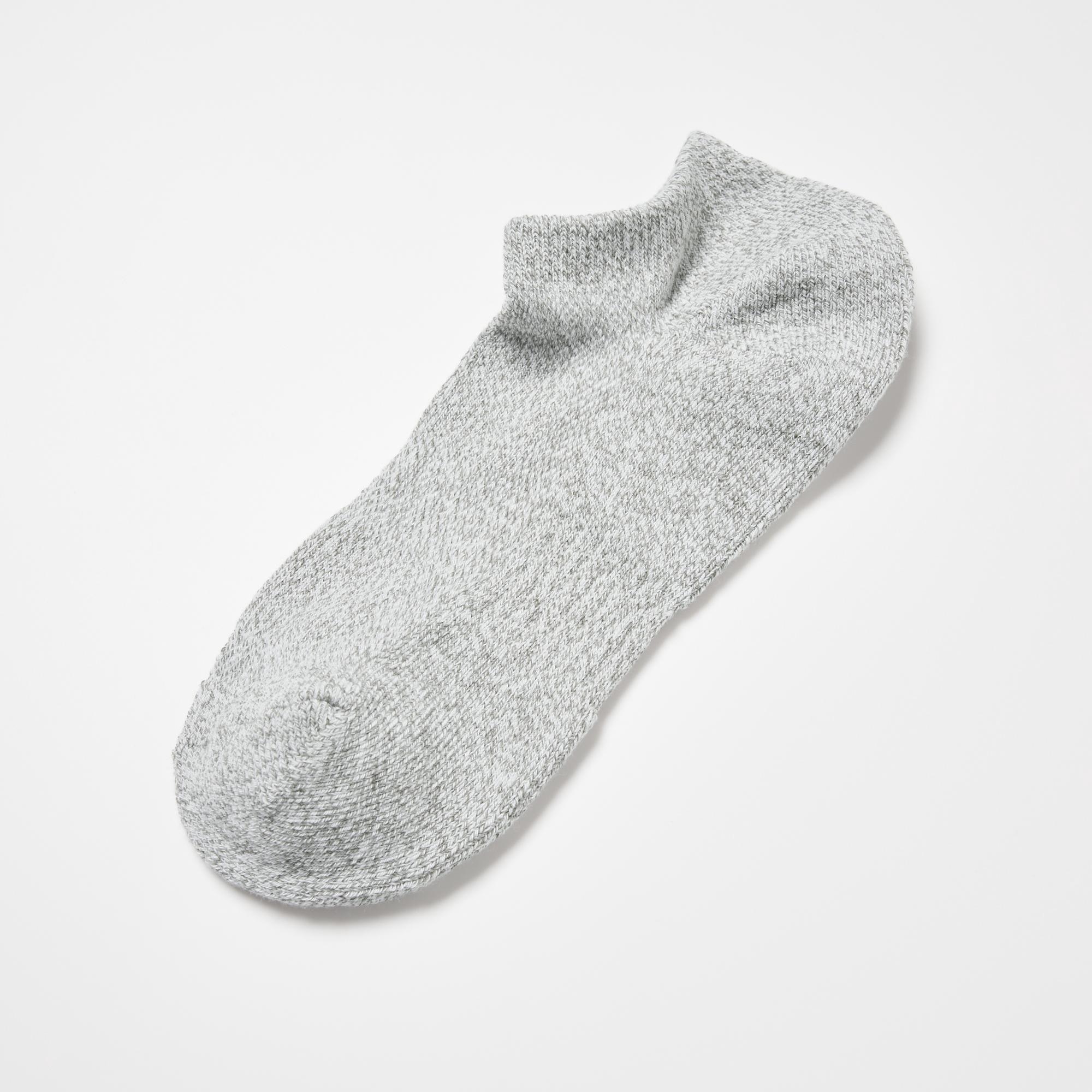 The toe and heel are reinforced to prevent holes and ensure long-lasting wear.