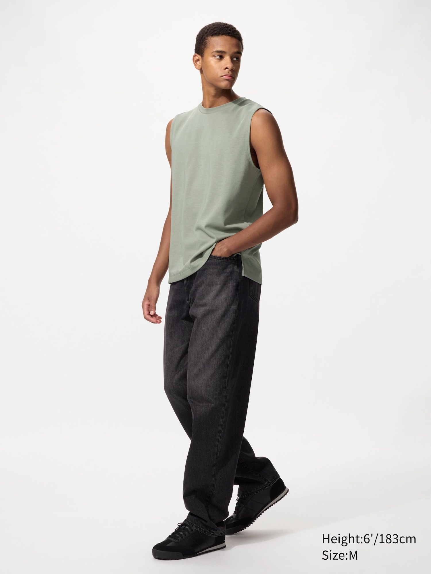 AIRism Cotton T-Shirt | Sleeveless - thumbnail 2
