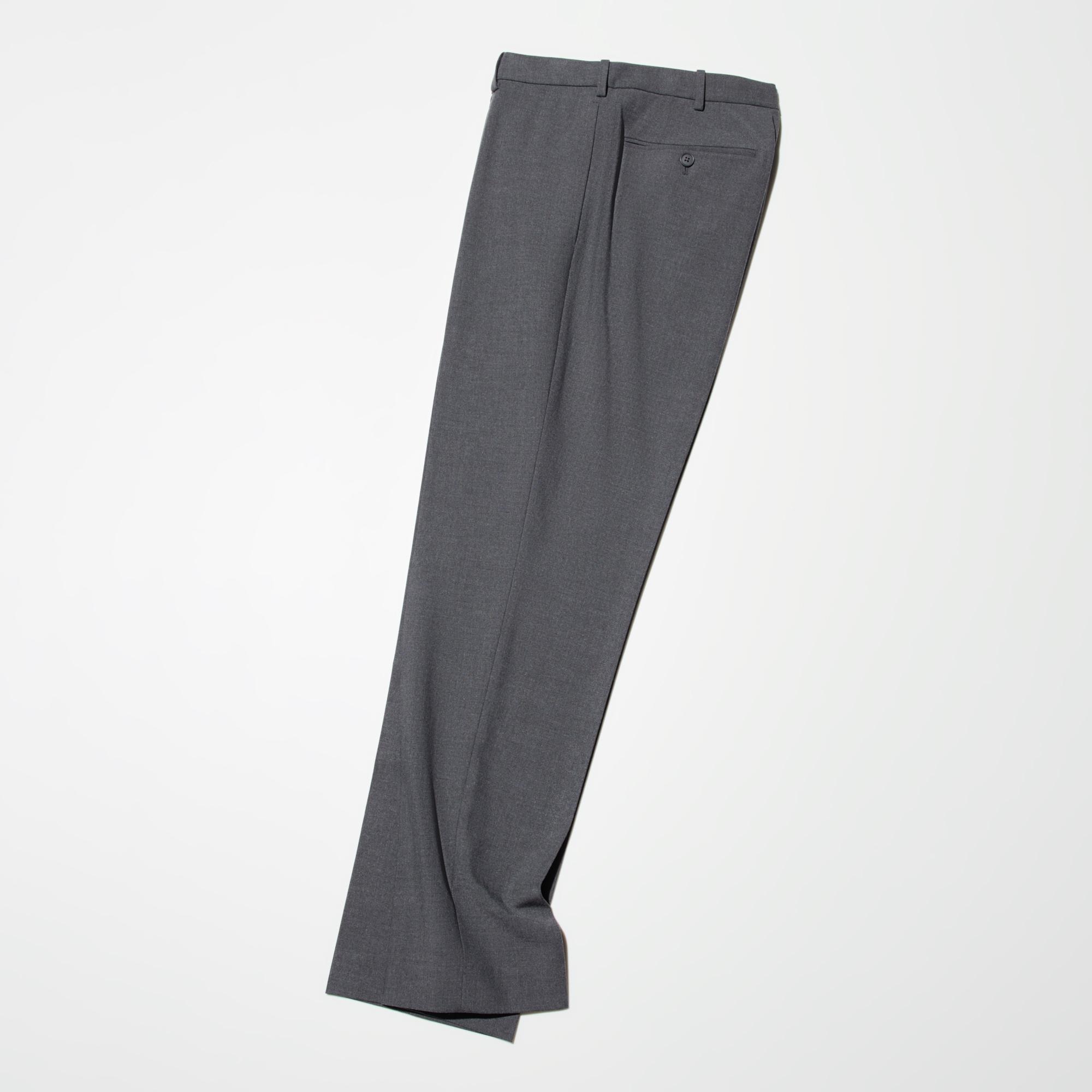 Sleek, slim tapered cut.