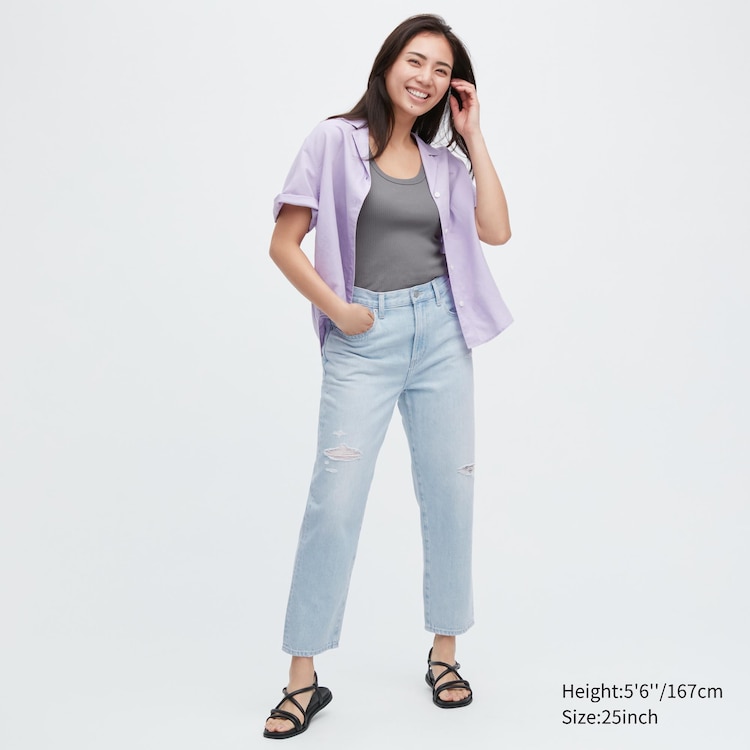 Boyfriend Tapered Jeans (Ankle Length) UNIQLO US