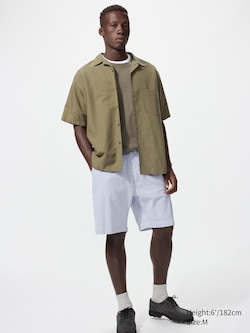DRY Stretch Easy Shorts | Seersucker | 8"