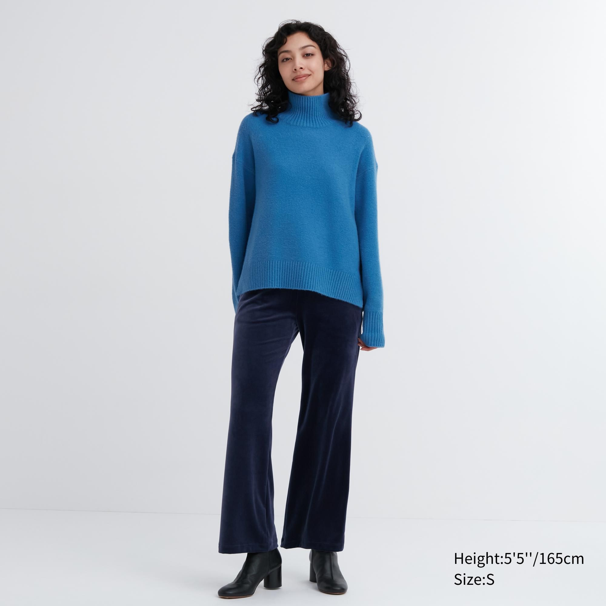 UNIQLO Souffle Yarn Long Sleeve High Neck Sweater | StyleHint