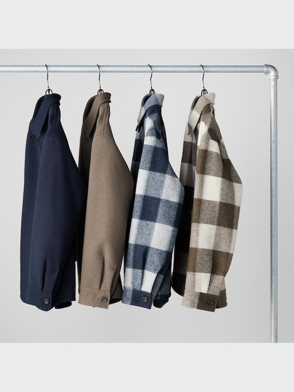 Checked Overshirt Jacket