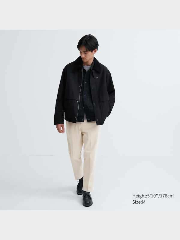 Smart Ankle Pants (2-Way Stretch, Corduroy)