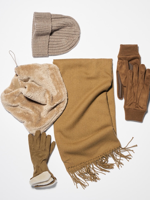 HEATTECH Lined Gloves | Faux Suede