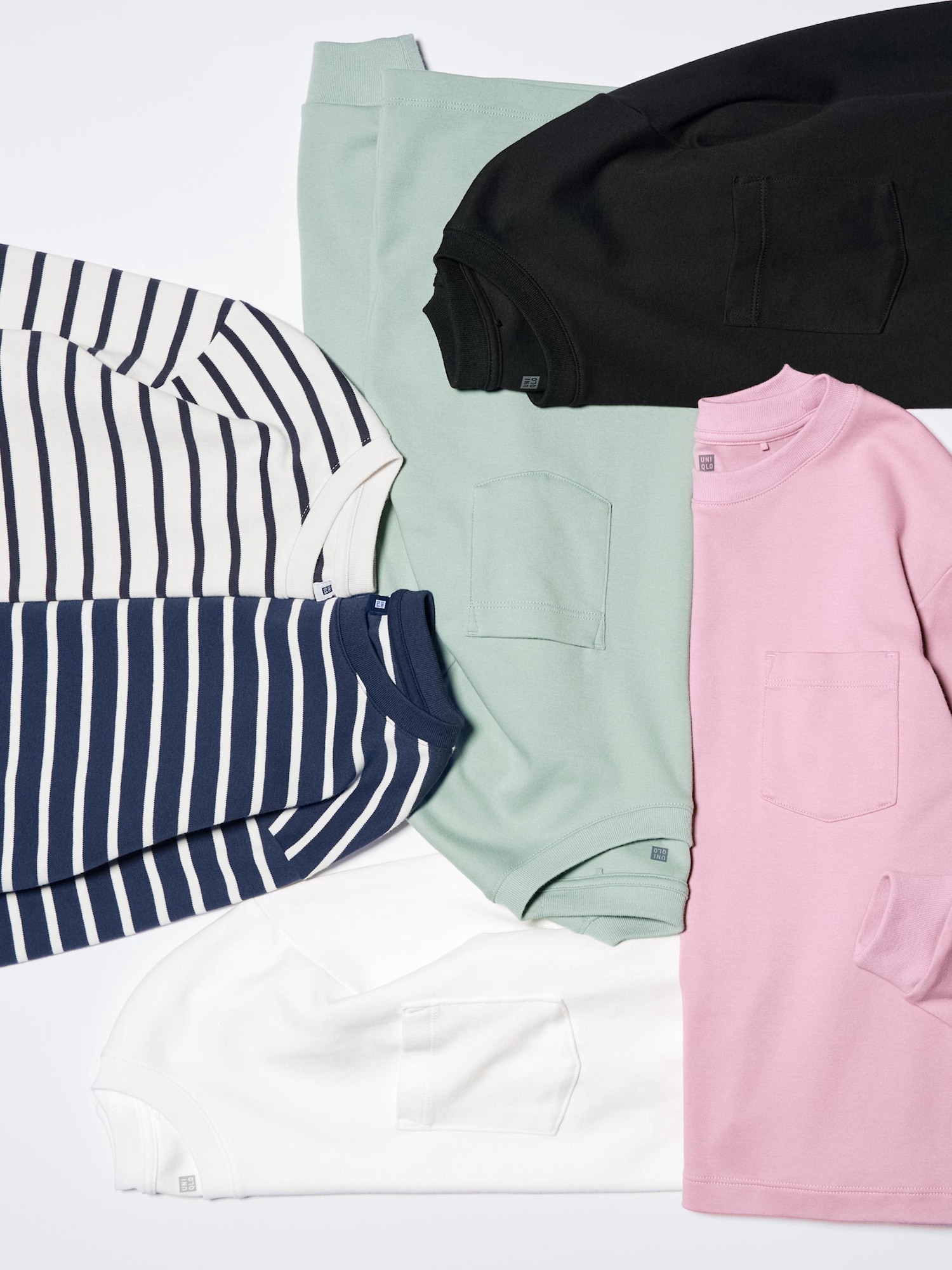 ★ ★ soft touch long sleeves T12F0TPO090MT2P01 Soft touch long sleeve crewneck shirt | CREW L/S | Majestic