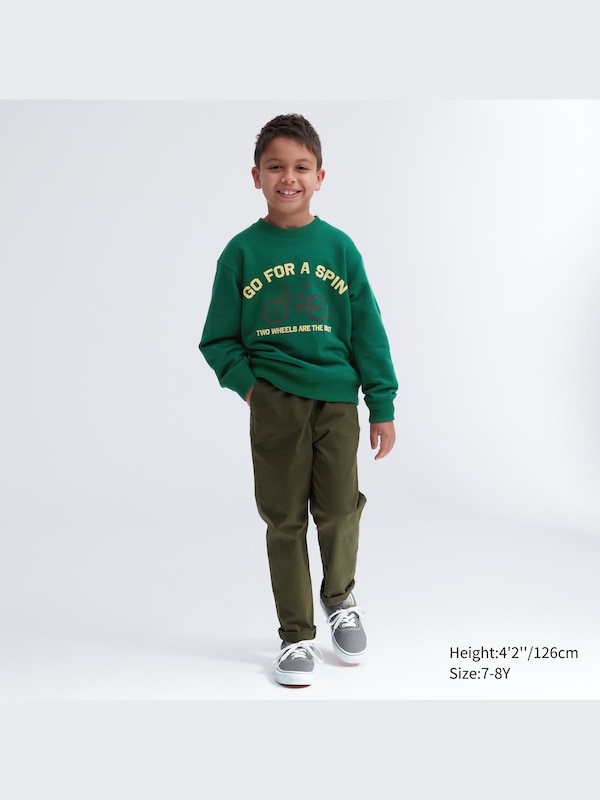 Ultra Stretch Graphic Long-Sleeve Sweatshirt