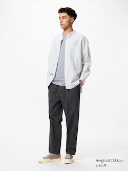Cotton Relaxed Ankle Pants