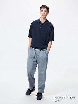 Cotton Relaxed Ankle Pants