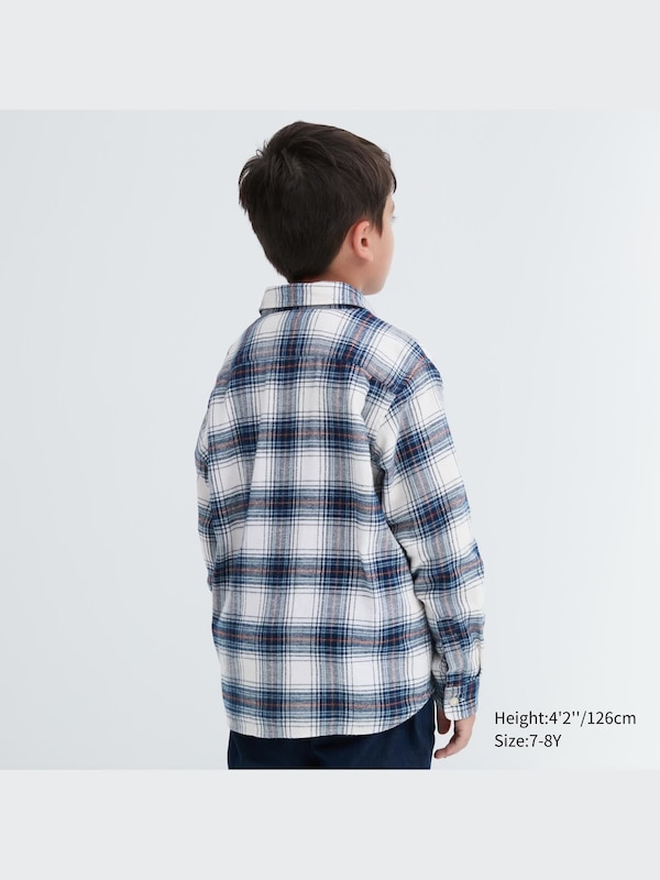 Flannel Checked Long-Sleeve Shirt