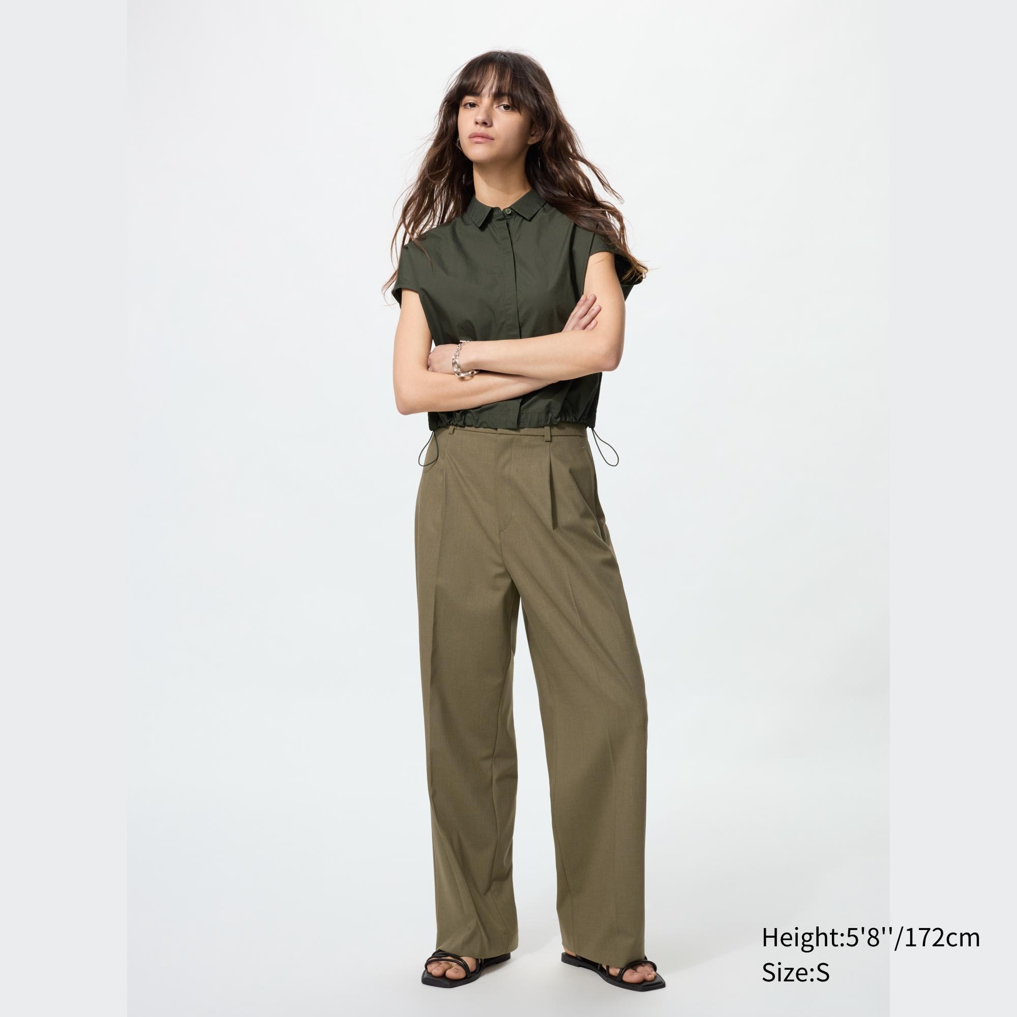 UNIQLO PLEATED WIDE PANTS