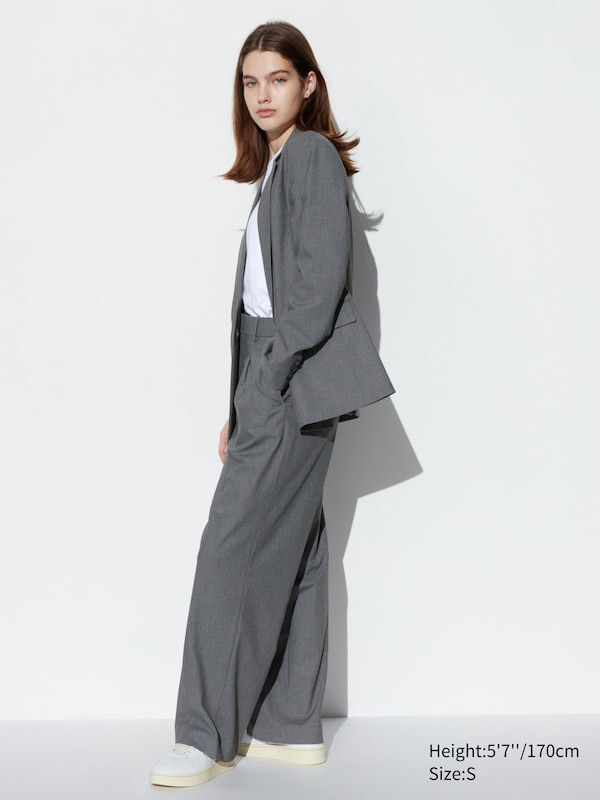 Pleated Wide Pants | UNIQLO US