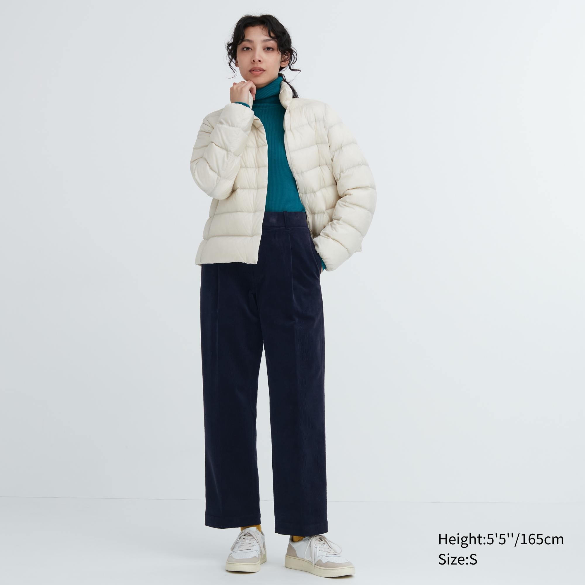 Check styling ideas for「Corduroy Wide-Fit Pleated Pants、Souffle