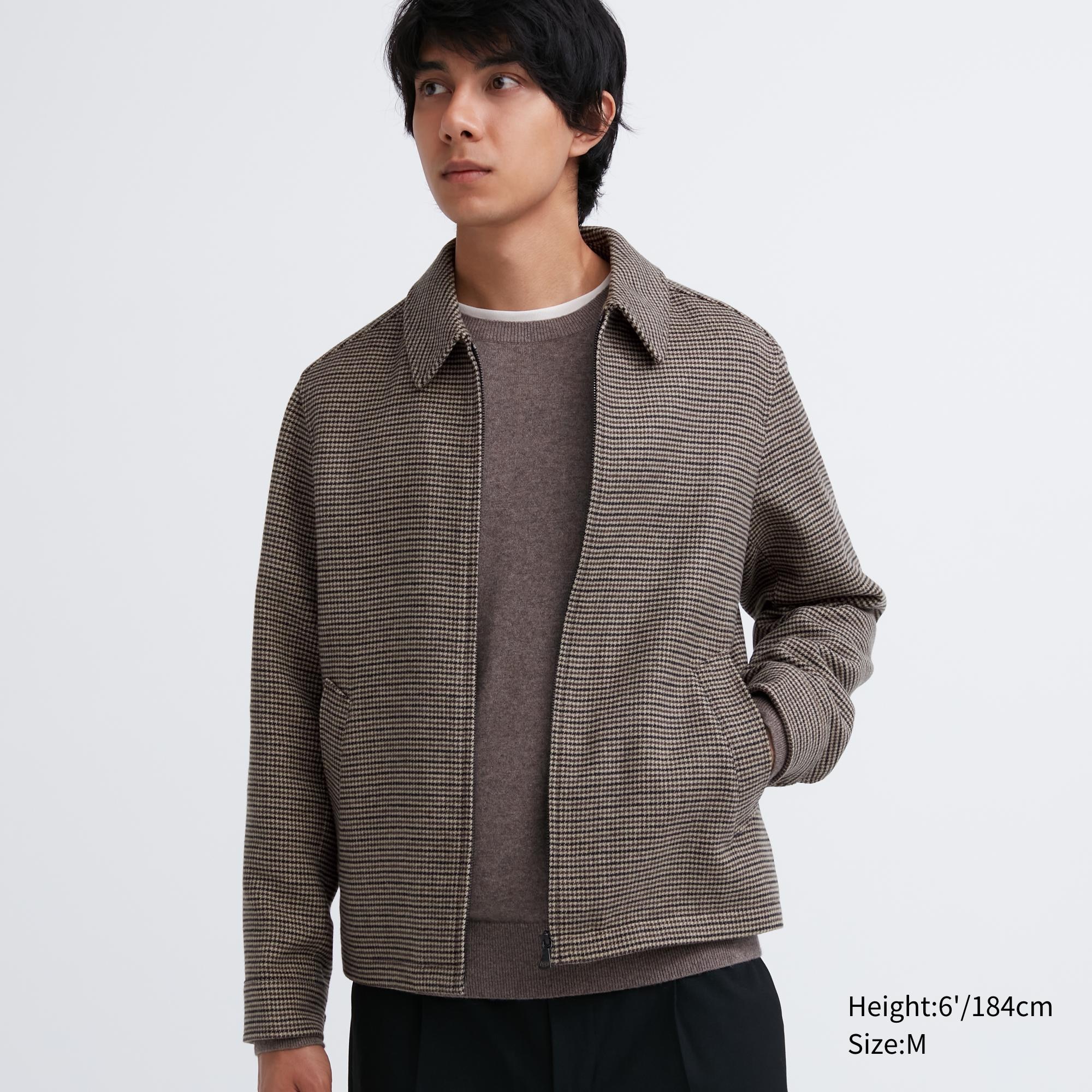 Single Collar Short Blouson (Houndstooth) | UNIQLO US