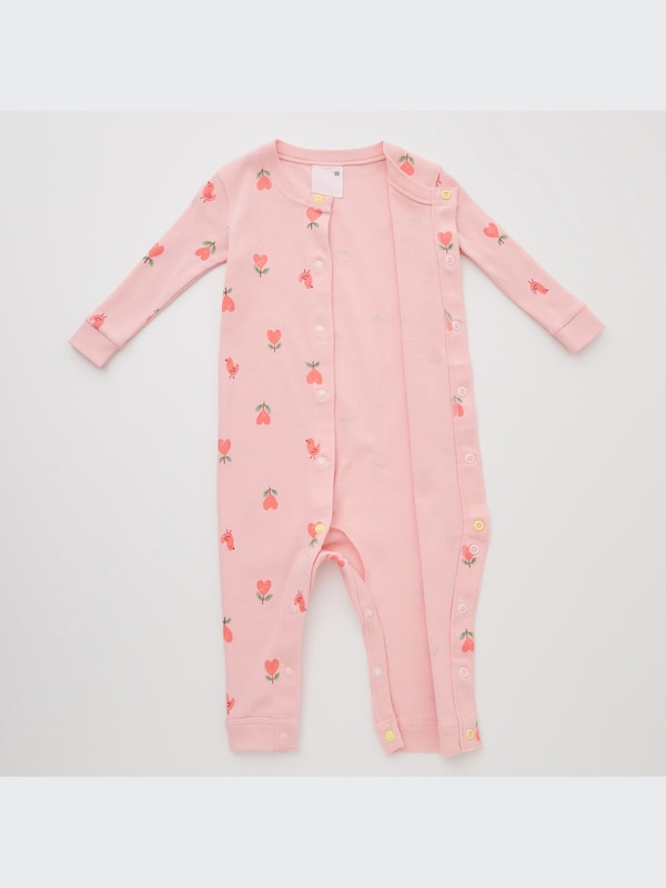 Joy of Print Long-Sleeve One Piece Outfit (Bird)