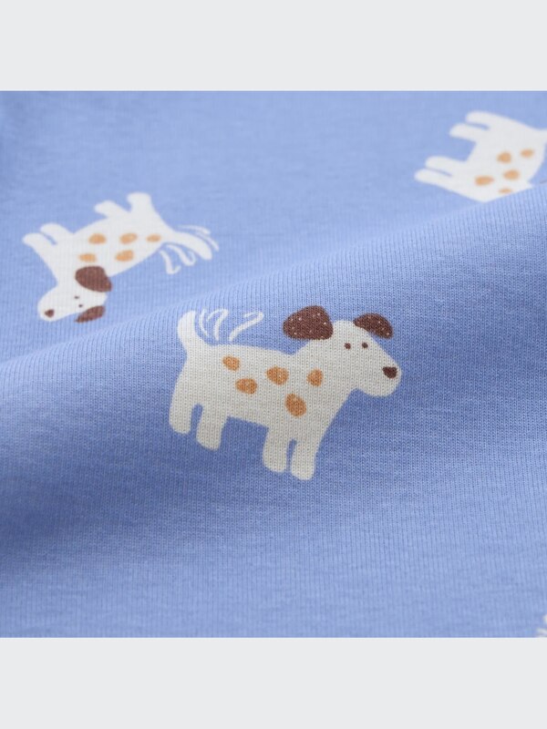 Joy of Print Long-Sleeve One Piece Outfit (Dog)