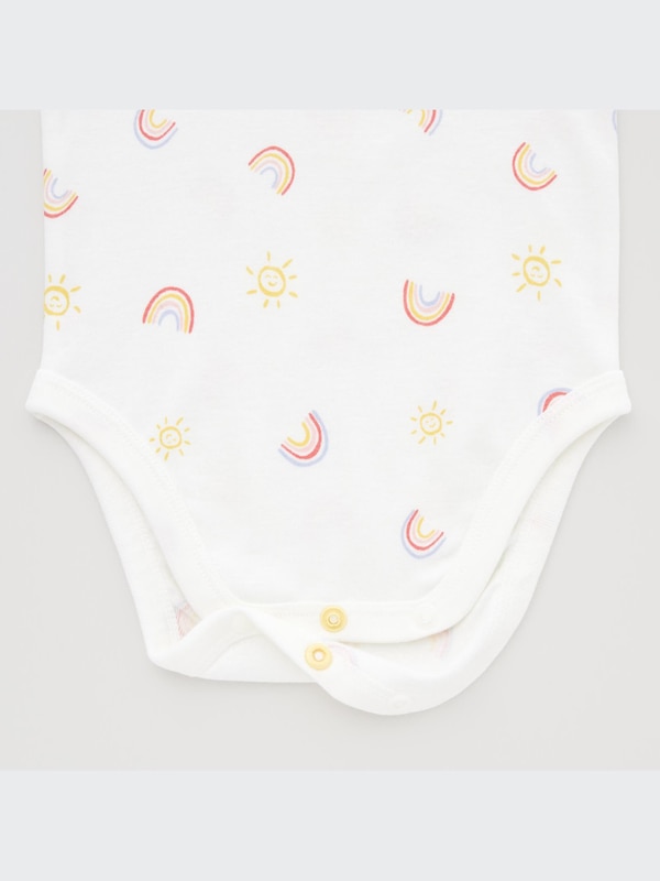 Joy of Print Long-Sleeve Bodysuit (Rainbow)