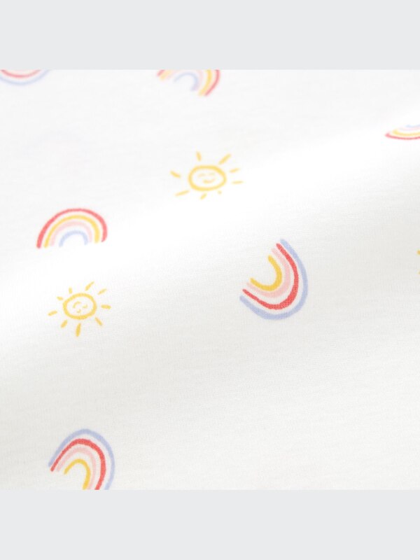 Joy of Print Long-Sleeve Bodysuit (Rainbow)