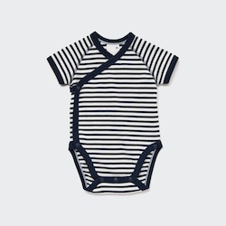 Set of onesie with a crossover neckline. Baby sleeveless body wear