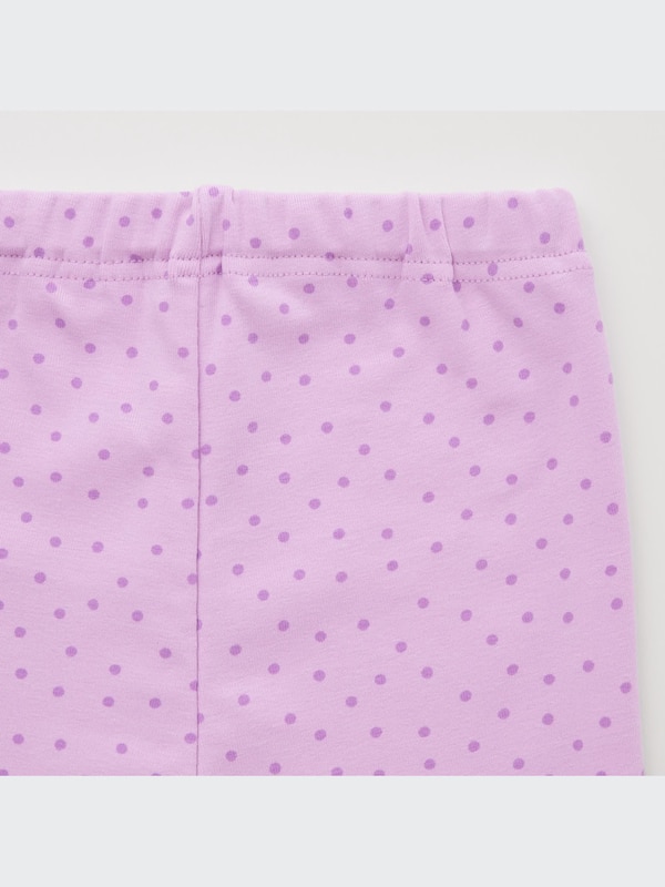 Soft Stretch Cotton Long-Sleeve Pajamas (Dot)