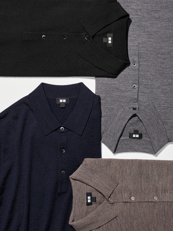 Merino Polo Shirt | Long Sleeve