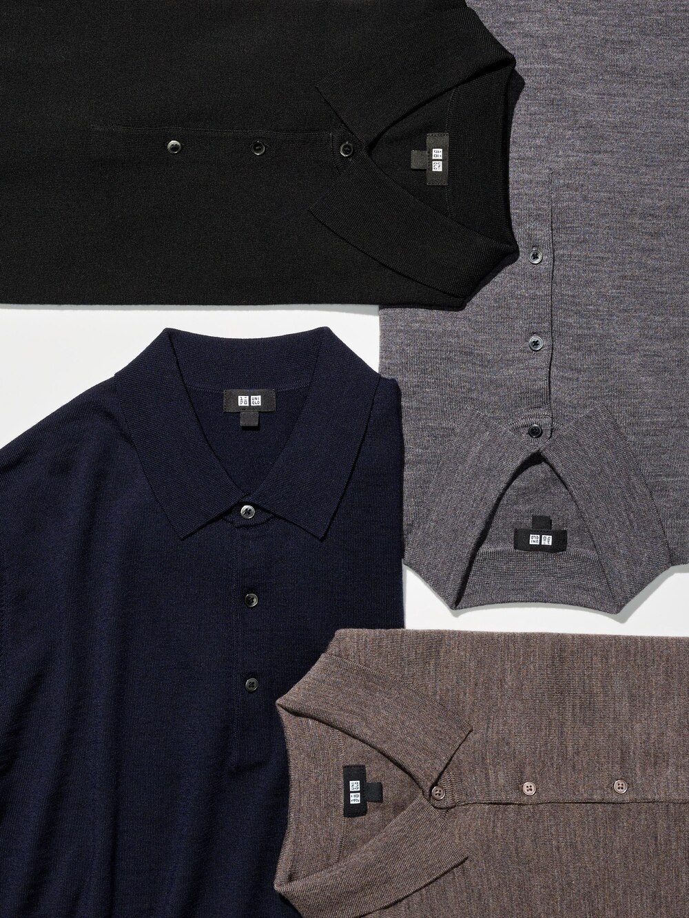 Мужские свитеры Uniqlo Merino Polo Sweater — фото 2