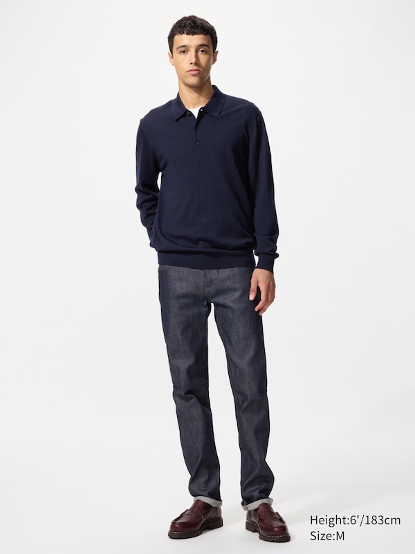 Merino Polo Shirt | Long Sleeve