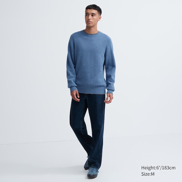 Premium Lambswool Crew Neck Sweater | UNIQLO US