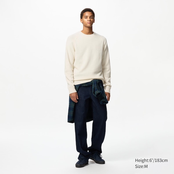 Premium Lambswool Crew Neck Sweater | UNIQLO US