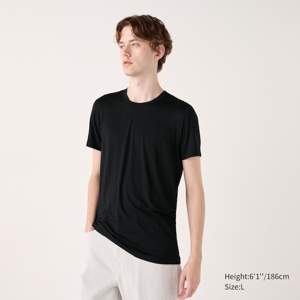 HEATTECH Crew Neck Short-Sleeve T-Shirt | UNIQLO US