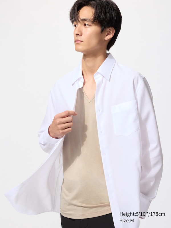 HEATTECH T-Shirt | V Neck | Short Sleeve