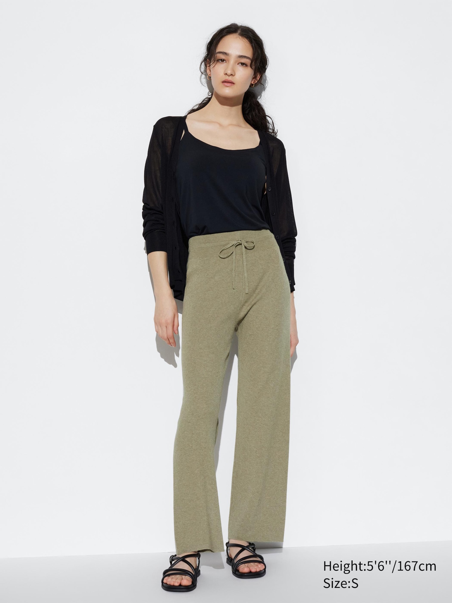 Washable Knit Ribbed Pants | UNIQLO US