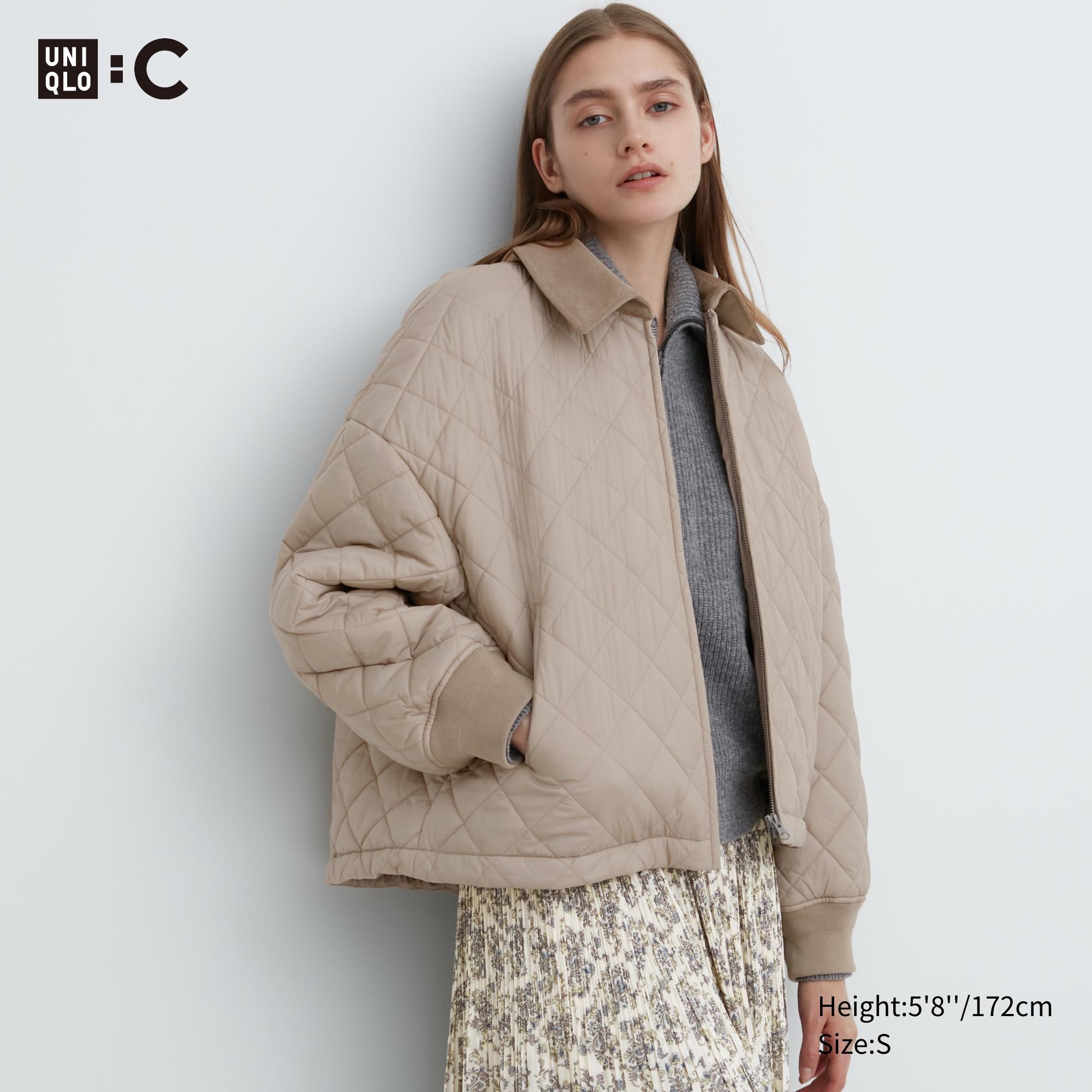 Check styling ideas for「PUFFTECH Blouson (Warm Padded)、Premium Lambswool  Mini Skirt」