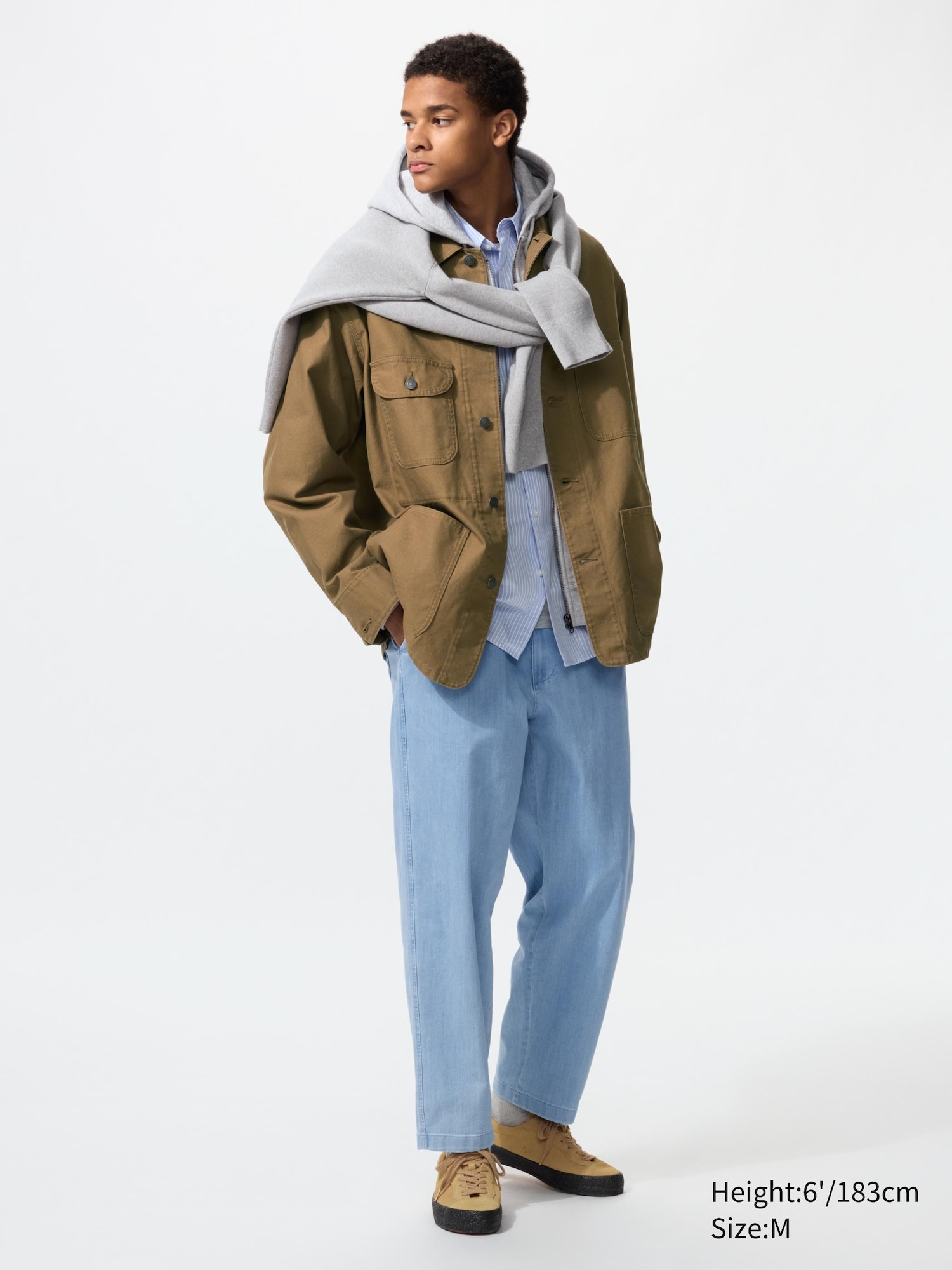 Stretch Easy Ankle Pants | Denim | UNIQLO US