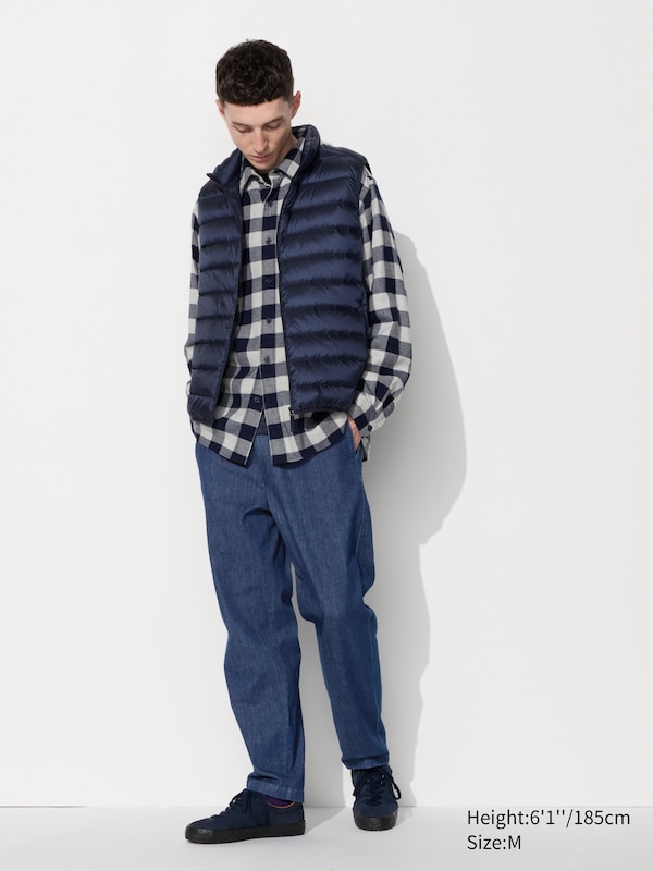 Cotton Relaxed Ankle Pants | Denim | UNIQLO US