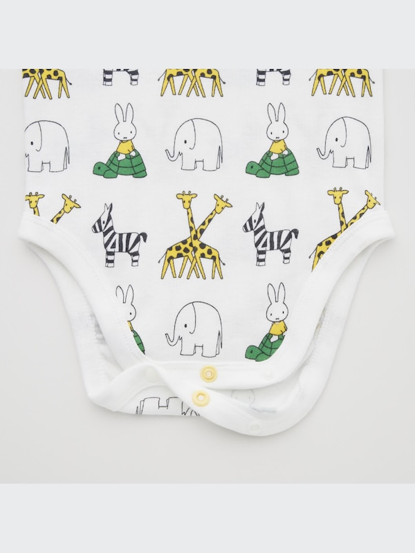 The Picture Book Long-Sleeve Bodysuit (Miffy at the Zoo)