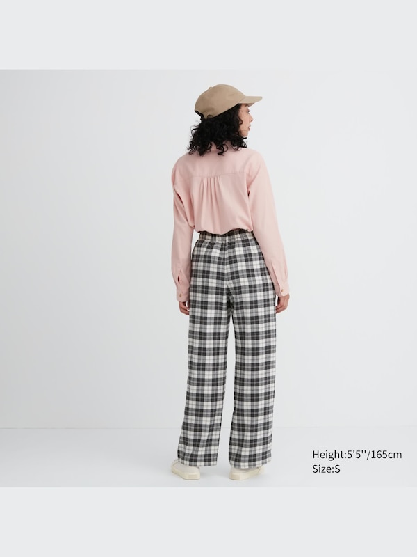 Flannel Checked Pants