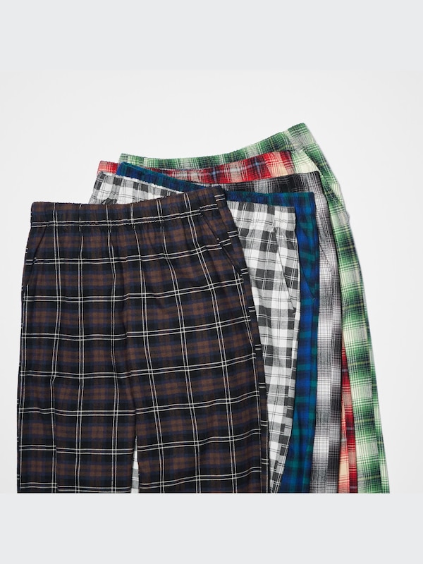 Flannel Checked Pants