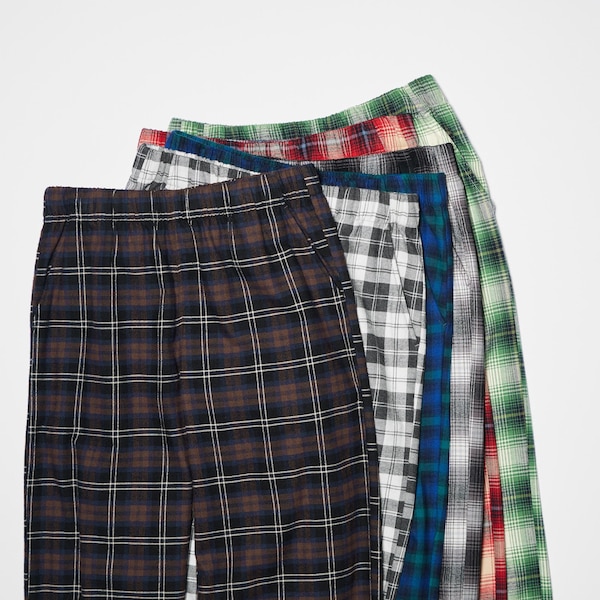 Flannel Checked Pants UNIQLO US