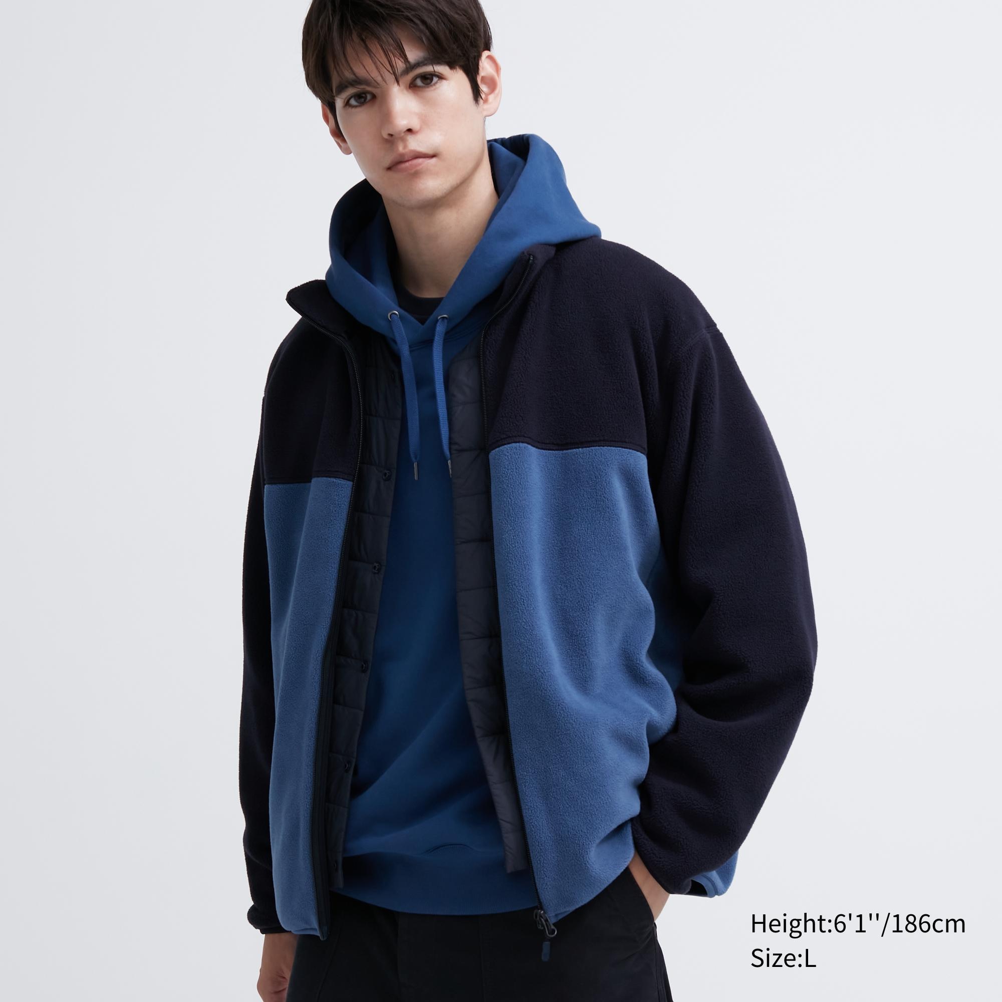 Fleece Full-Zip Jacket (Color Block) | UNIQLO US