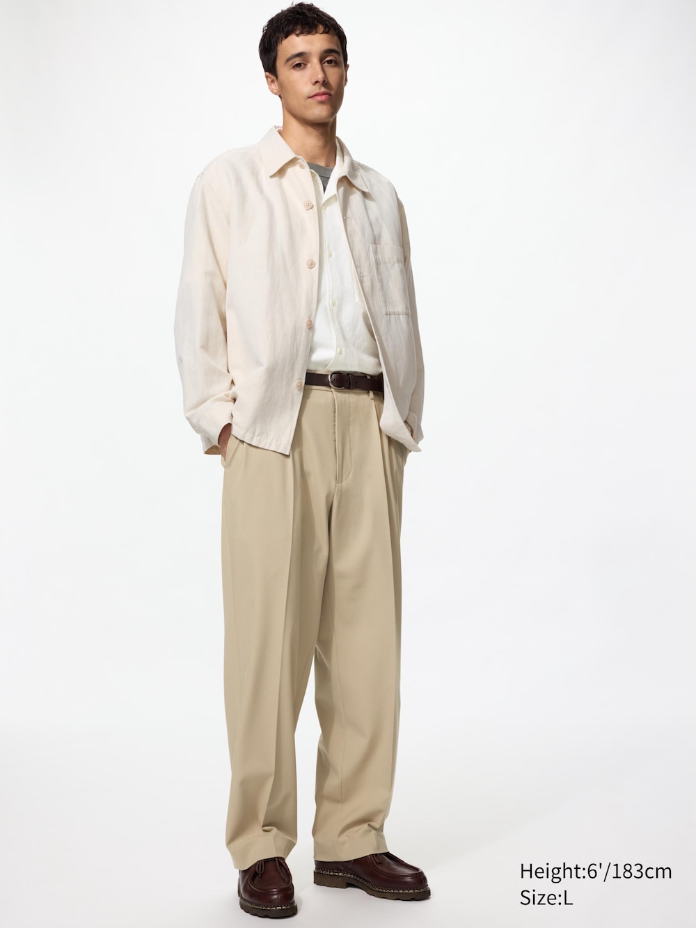 Pleated Wide Pants