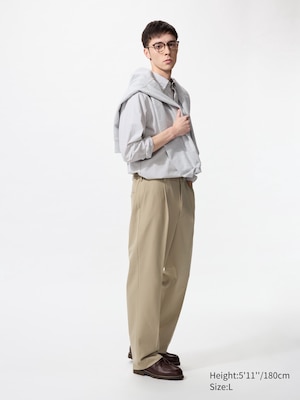 Pleated Wide Pants