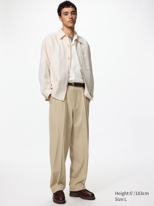 Pleated Wide Pants