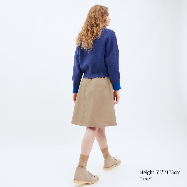 Cotton Midi Skirt | UNIQLO US