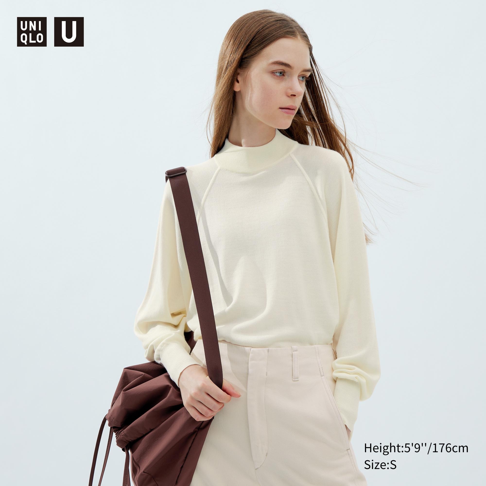 Merino Blend Volume Long-Sleeve Sweater | UNIQLO US